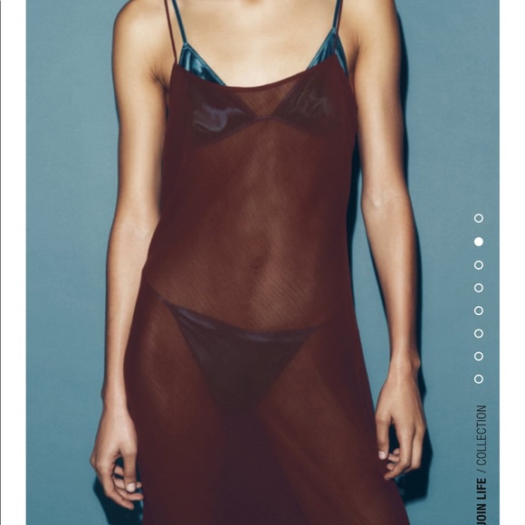 Semi sheer strap dress - Picture 6 of 11